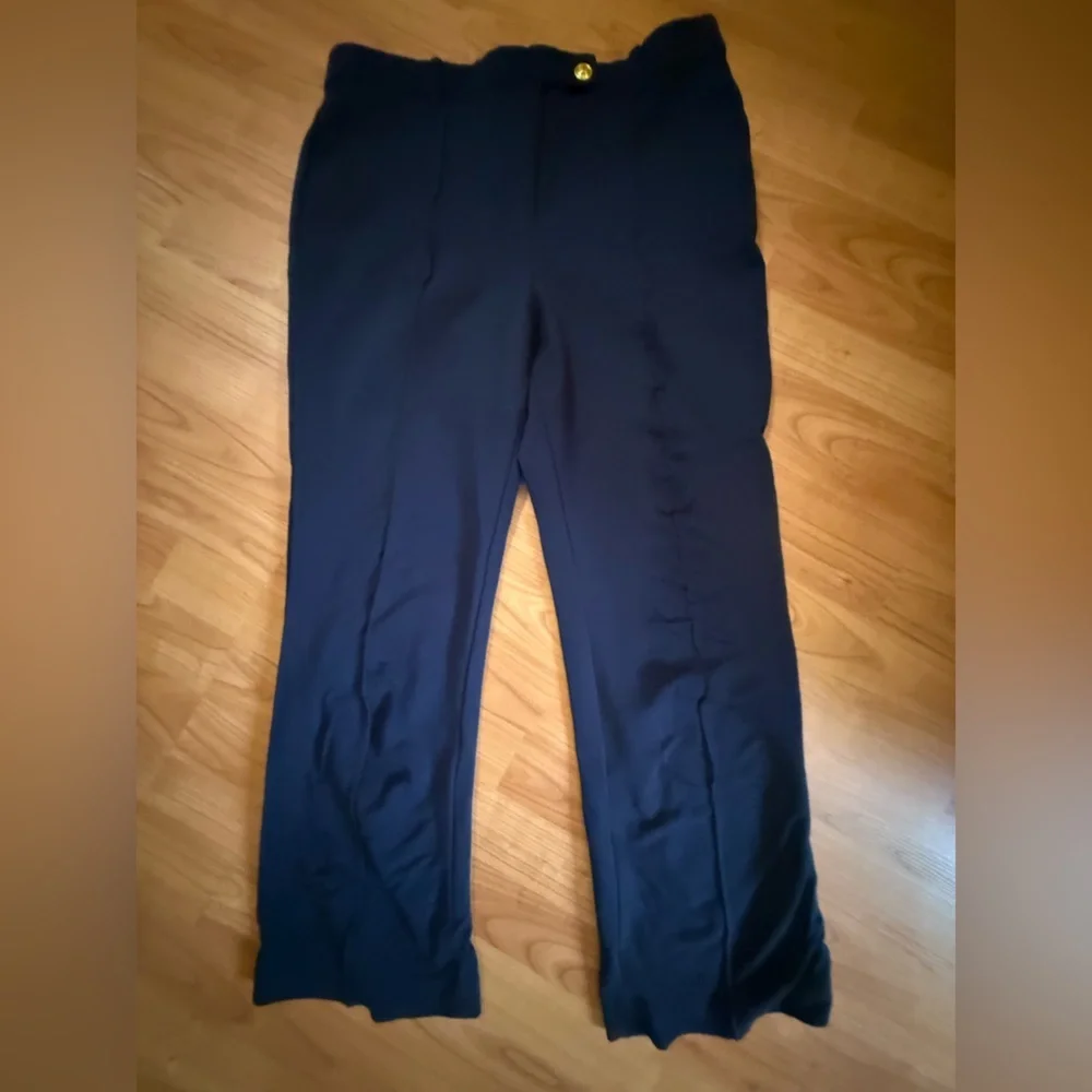 Tory Burch Vanner Pants Navy Women’s Size 12 MSRP $278